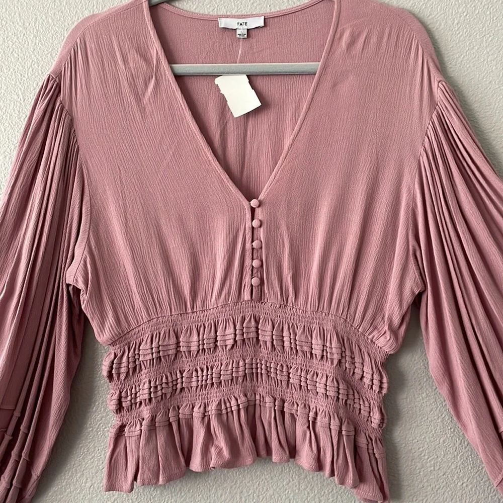 Peasant Ruffled Top - Picture 3 of 6